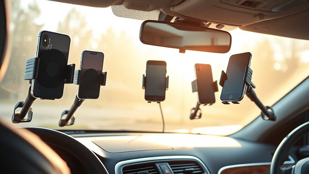 top car phone mounts