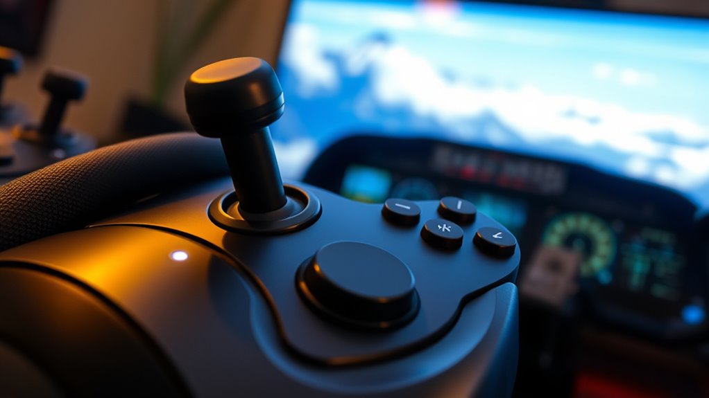 top flight simulator joysticks