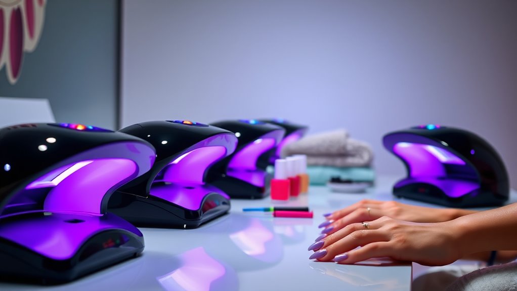 top led nail lamps