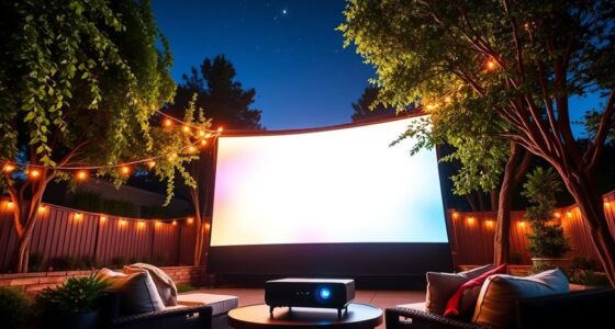top outdoor movie projectors