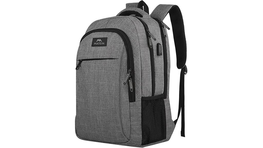 travel backpack with usb
