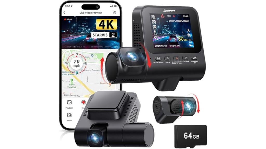 triple channel 4k cameras