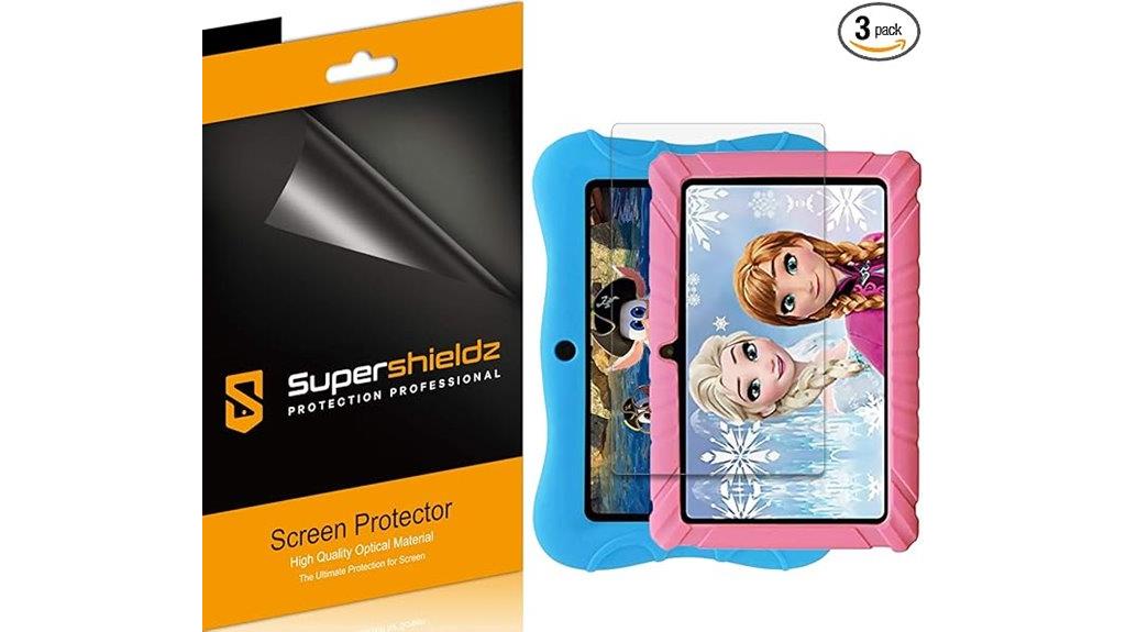 triple pack kids tablet protectors
