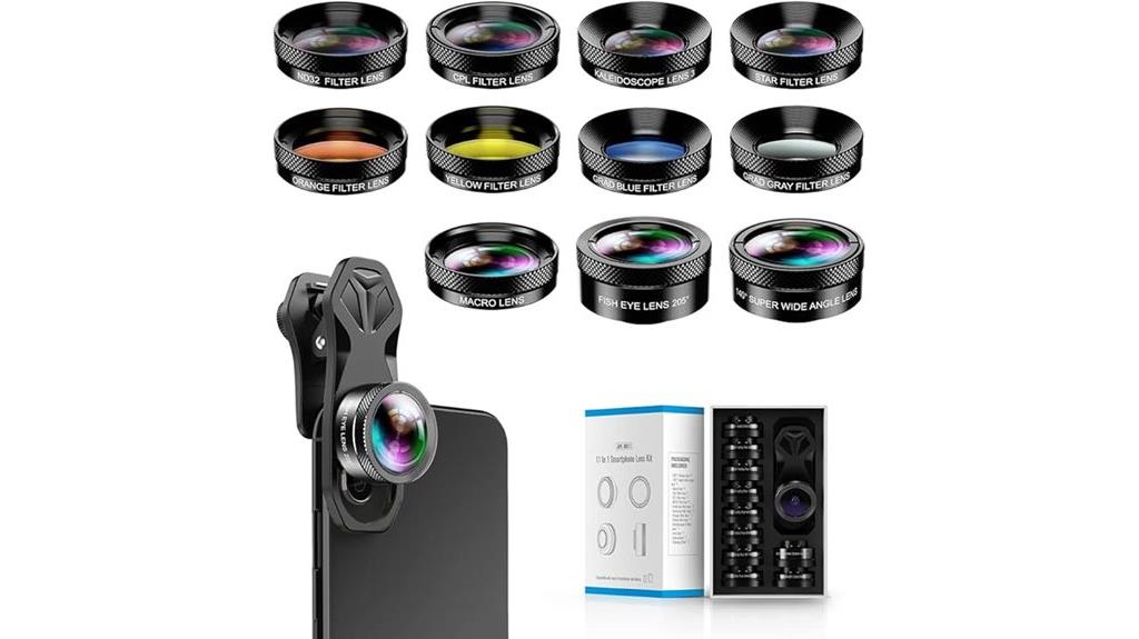 universal smartphone lens set