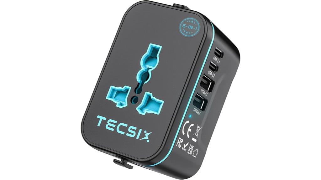 universal usb multi outlet adapter
