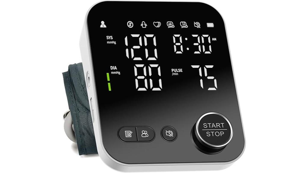 upper arm cuff monitor