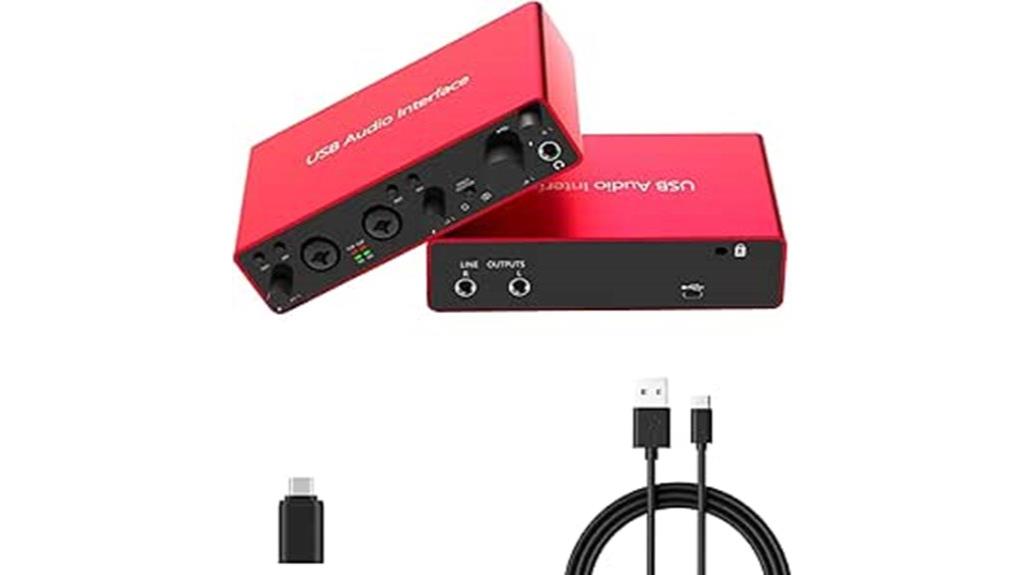 usb audio interface for production