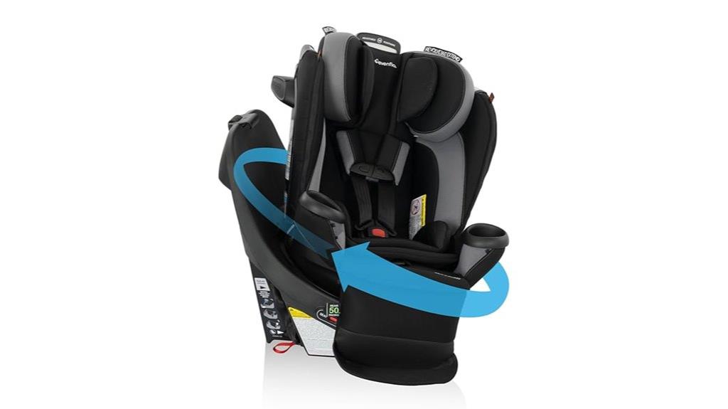 versatile 360 degree car seat