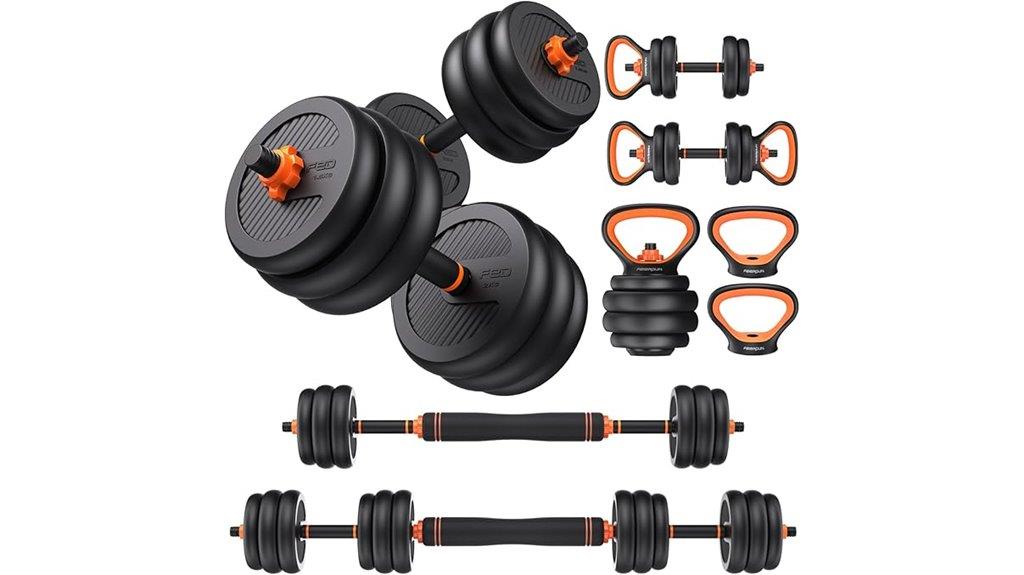 versatile 5 in 1 dumbbell