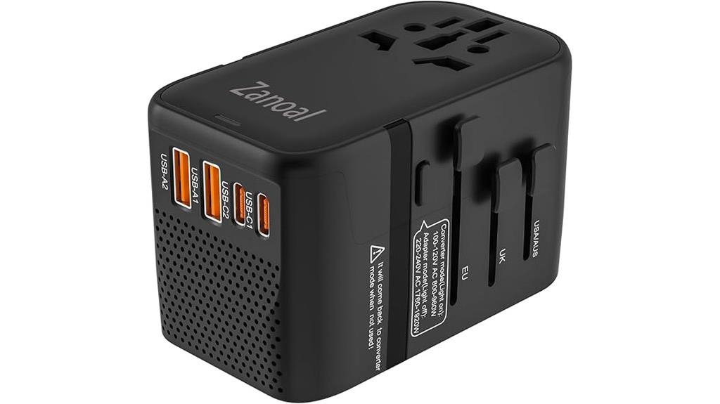 voltage converter for travel