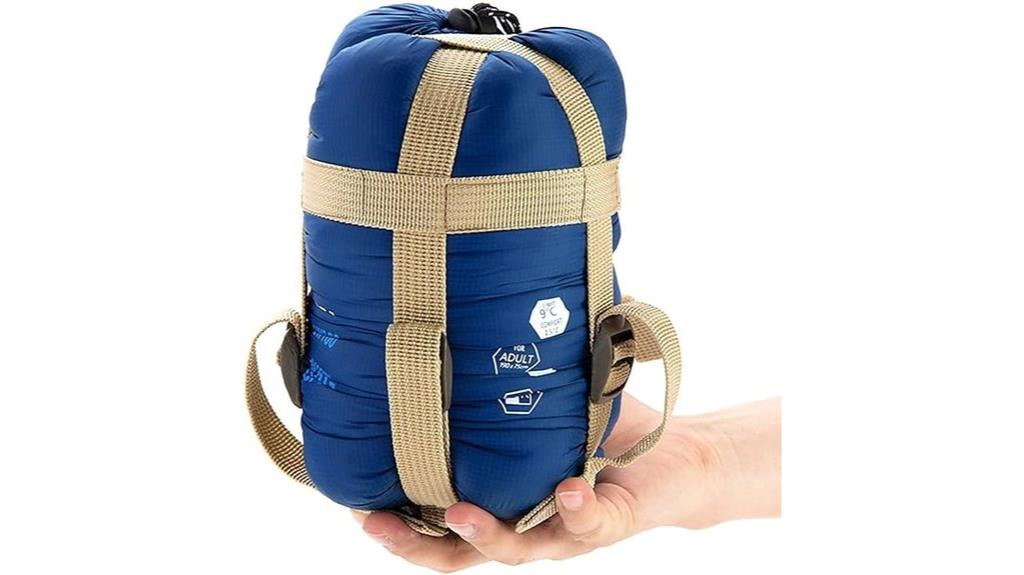warm camping sleeping bag