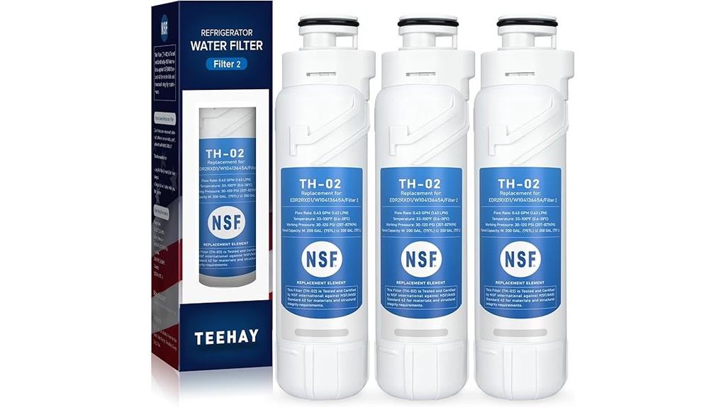 water filter pack three
