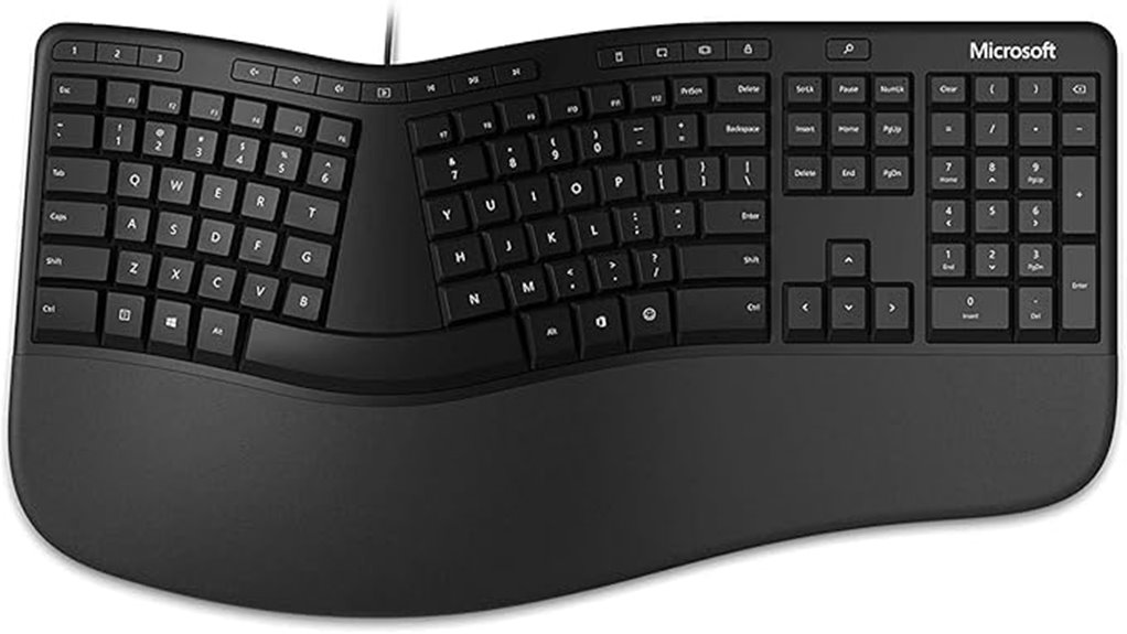 wired black business keyboard