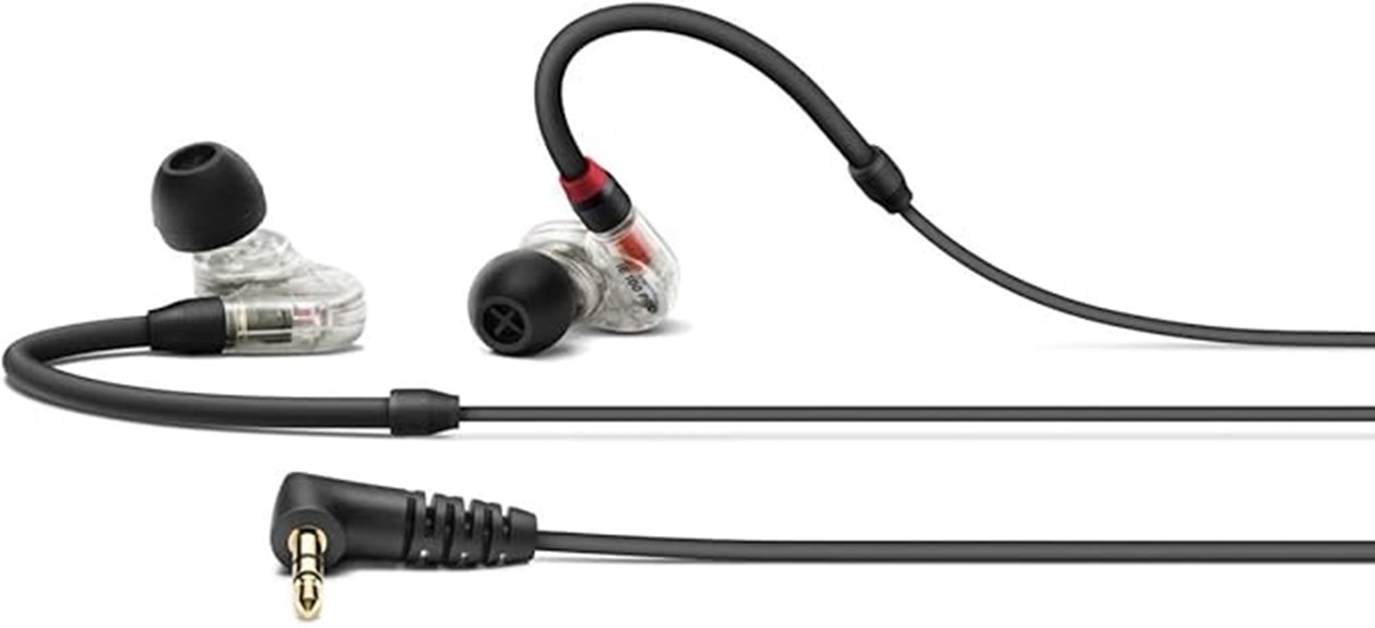 wired clear ear monitor