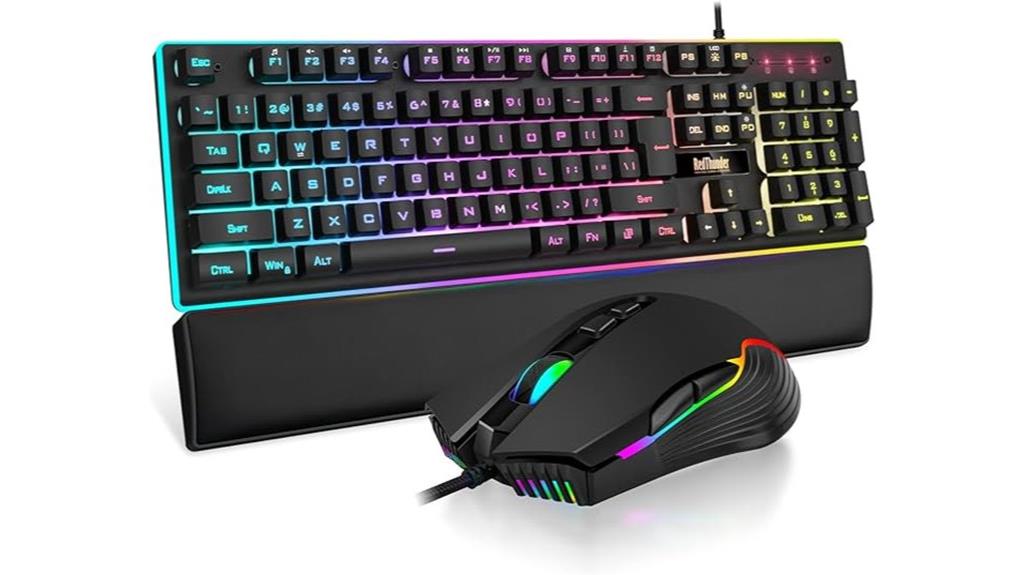wired gaming keyboard mouse