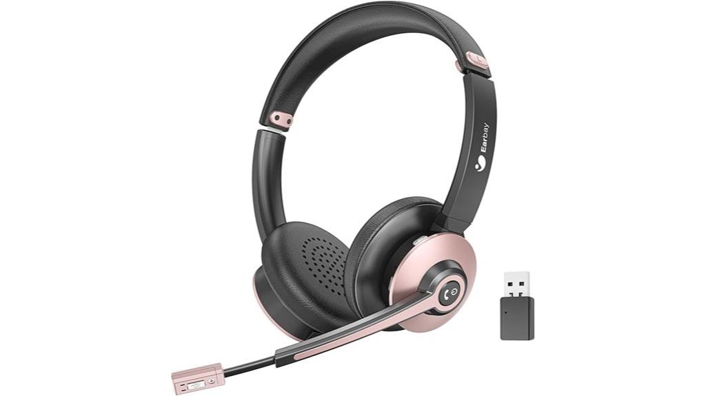 wireless bluetooth headset with microphone