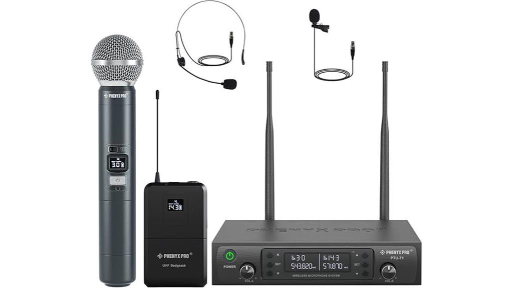 wireless dual microphone system