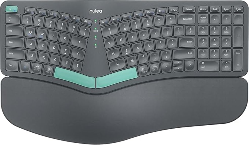 wireless ergonomic keyboard
