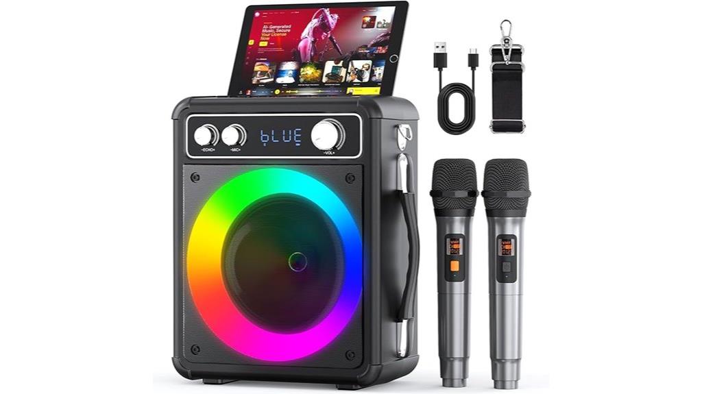 wireless karaoke speaker set