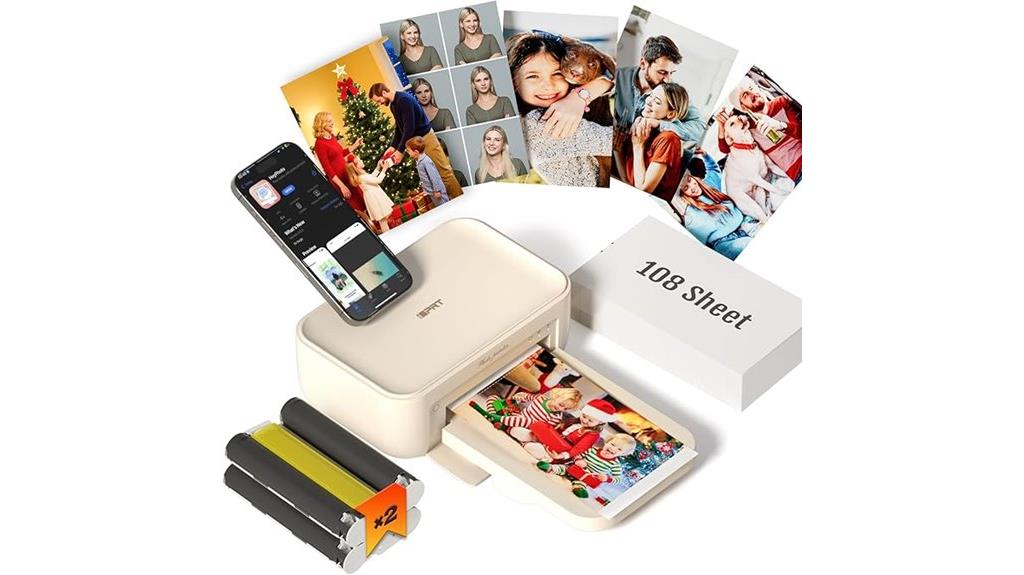 wireless portable photo printer