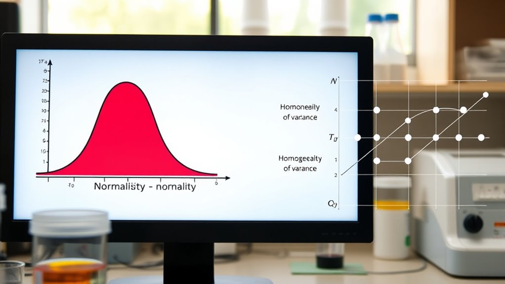 ensure normality and variance assumptions