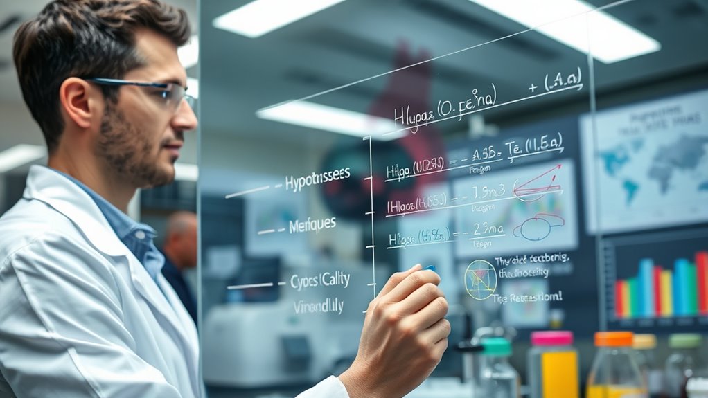 formulate and test hypotheses