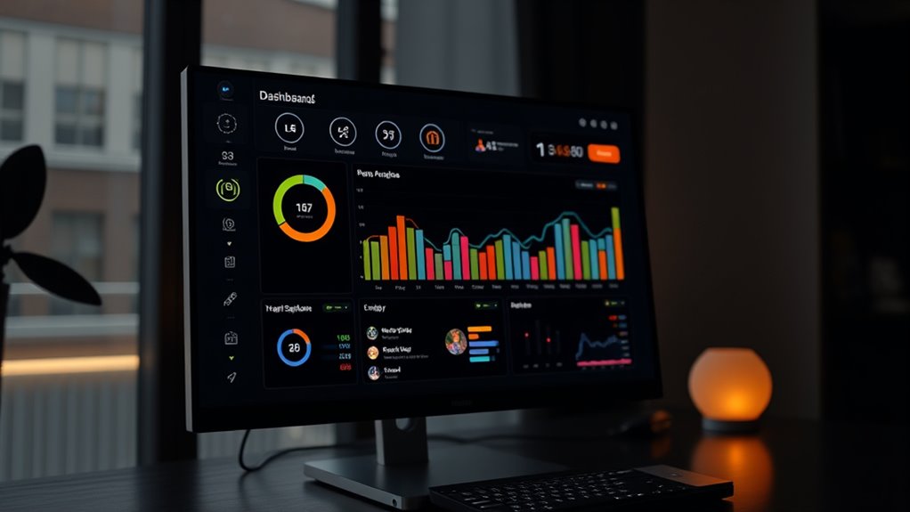 interactive dashboard micro animations