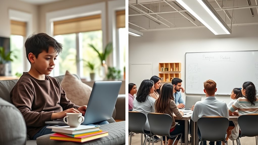 online vs in person tutoring