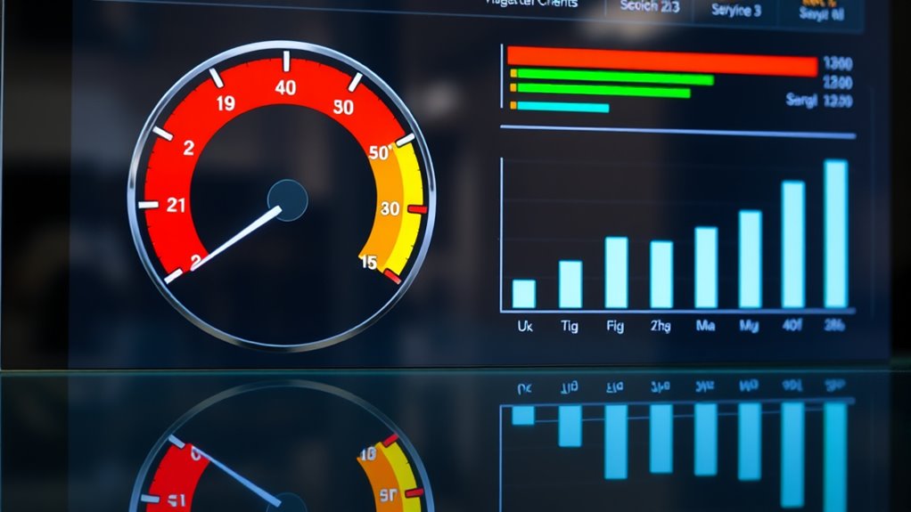performance visualization with gauges