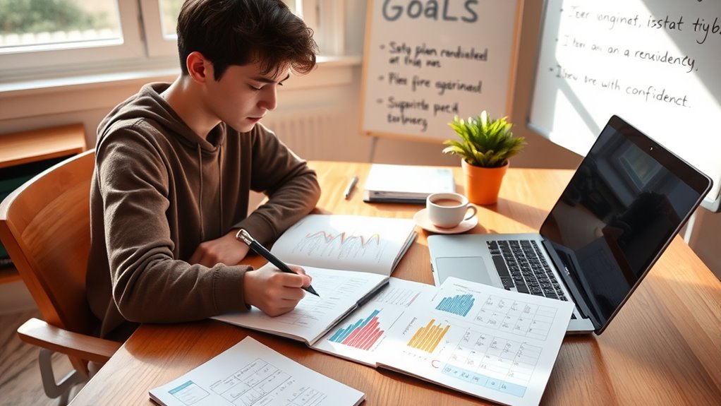 set goals track progress