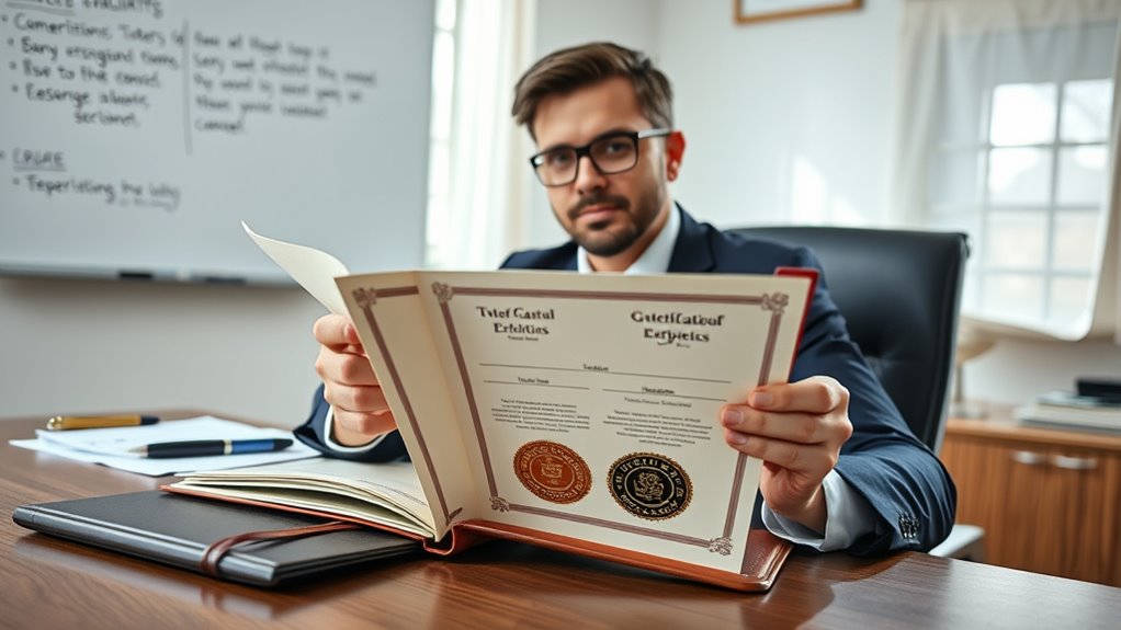 tutor certification and experience