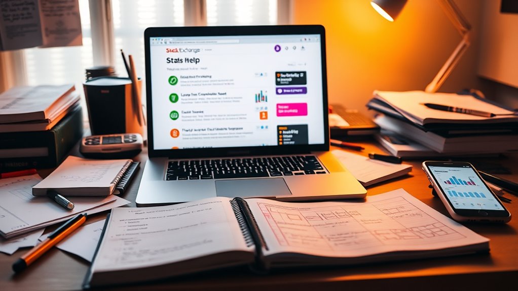 utilize online statistical communities