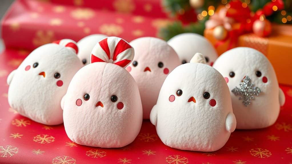 choosing festive collectible squishmallows