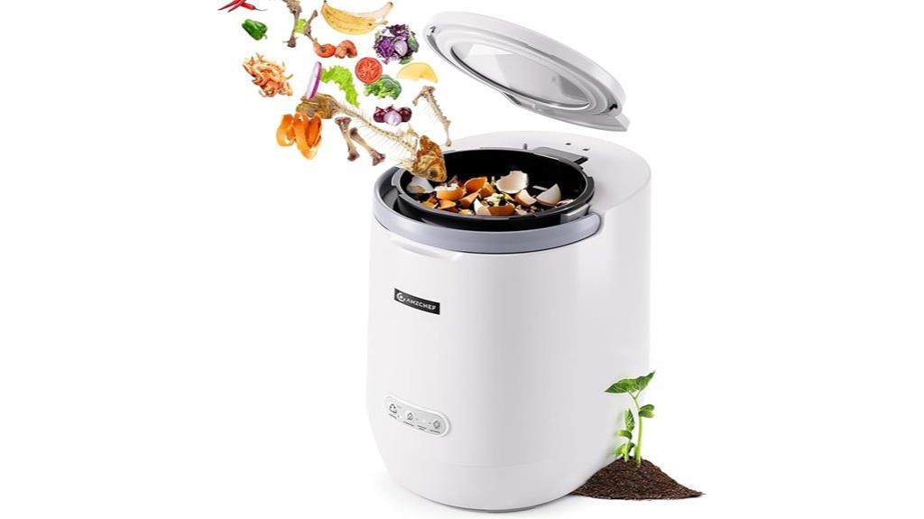 electric kitchen waste bin