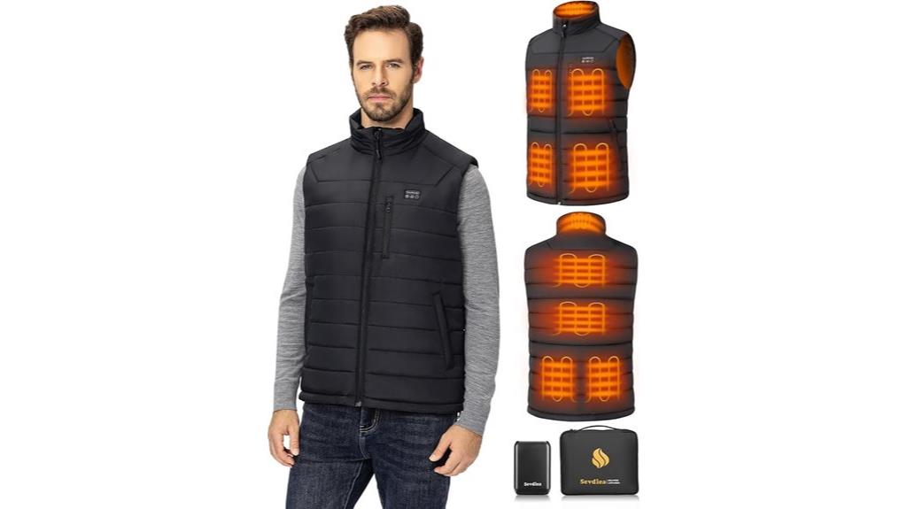 heated men s vest with battery