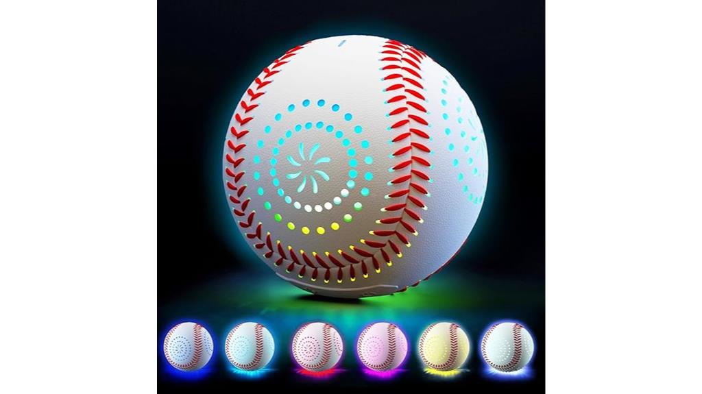 led illuminated glow in the dark baseball