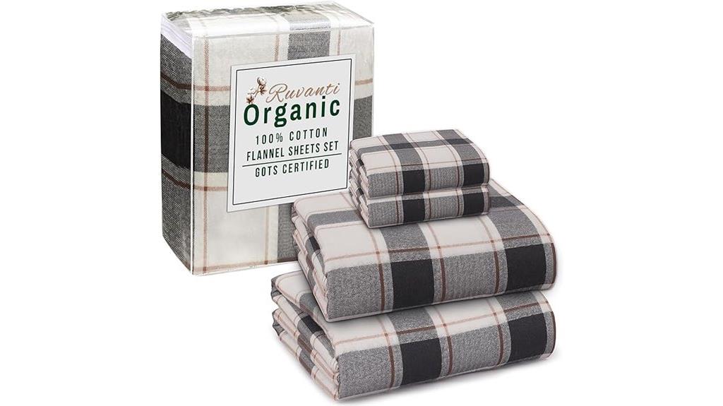 organic queen size flannel