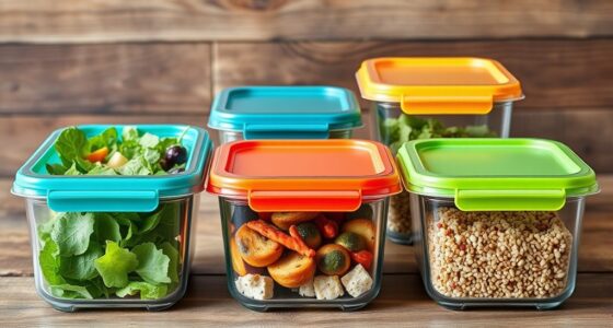 top glass meal containers