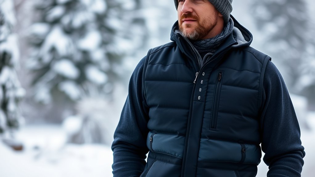 top men s winter heated vests