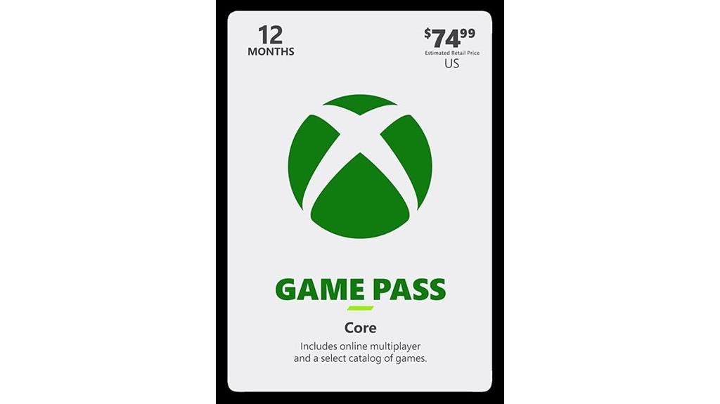 xbox game pass core