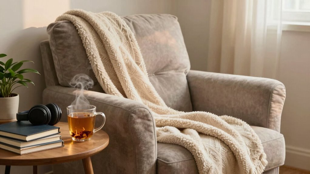 comfortable productive writing environment