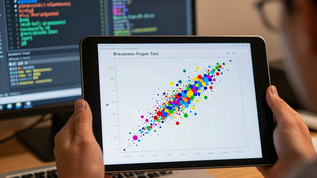 detect heteroscedasticity with tests