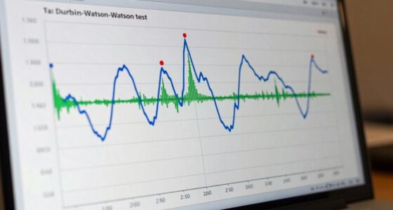 detects autocorrelation in residuals
