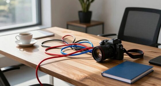 disorganized cables lost productivity