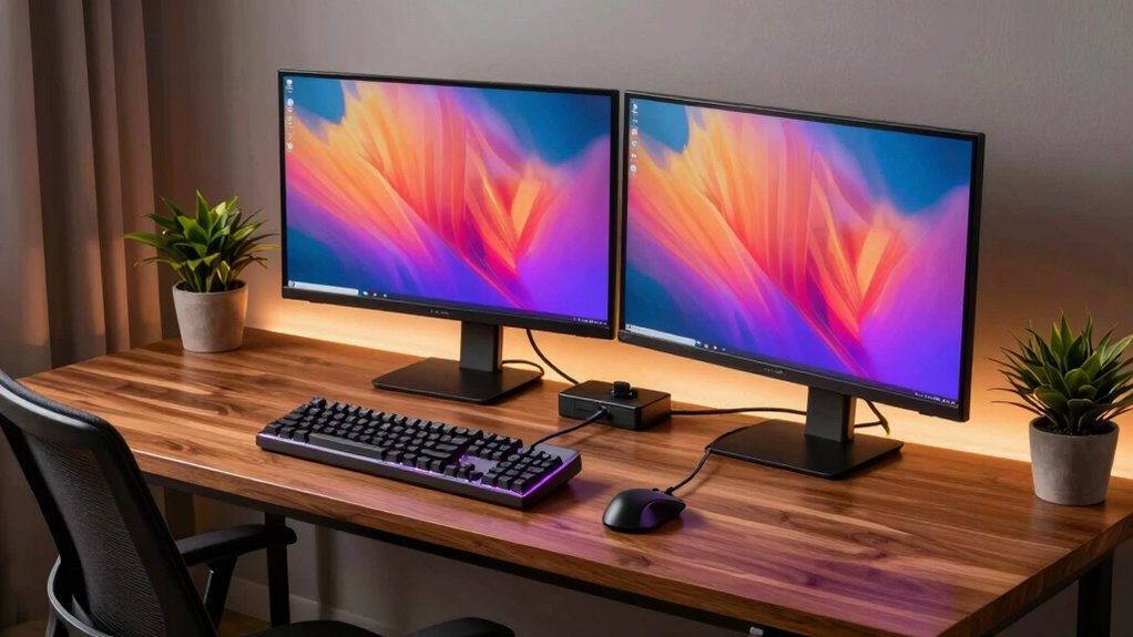 dual computer study setup