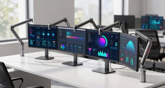 heavy duty monitor arms