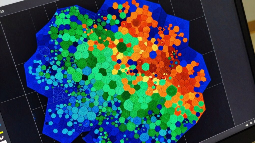 hexbin plots visualize density