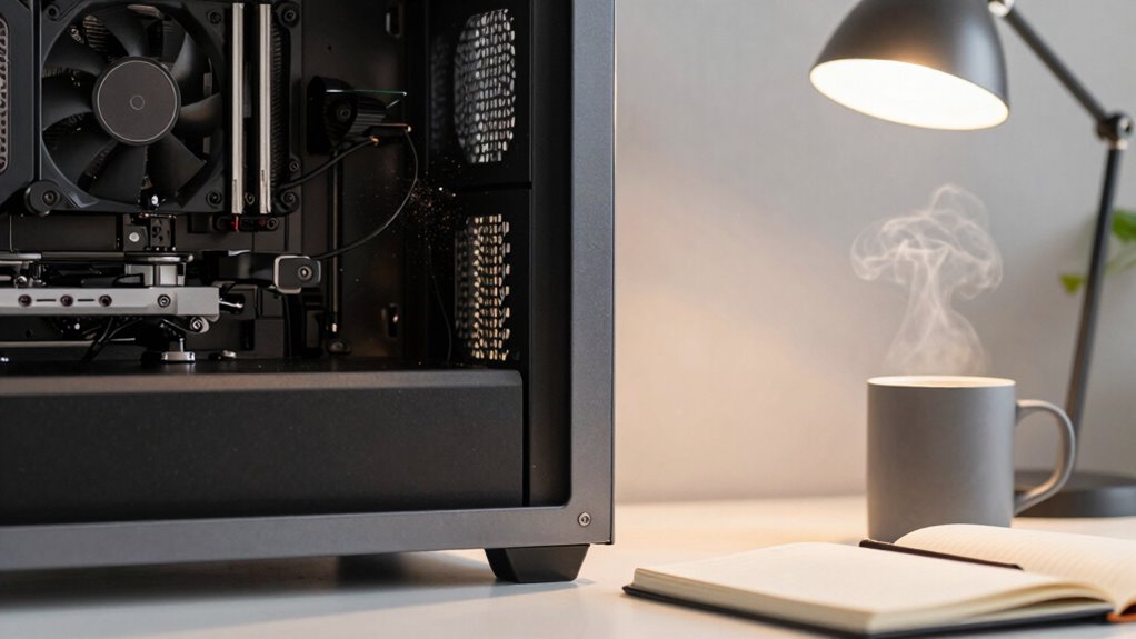home office fan noise