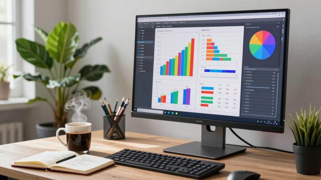 large screens boost productivity