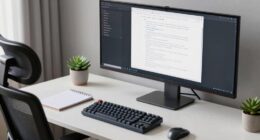 optimized workspace for productivity